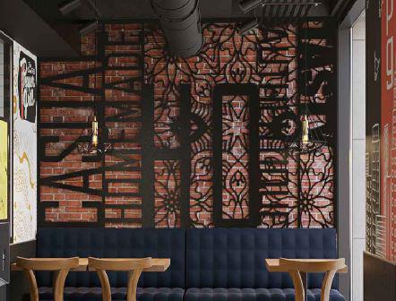 Pepper Grill Özel Ölçülerde Metalik Dekorasyon