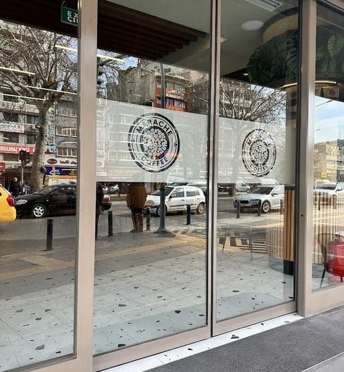 Marache Coffee Feuille de porte de sablage