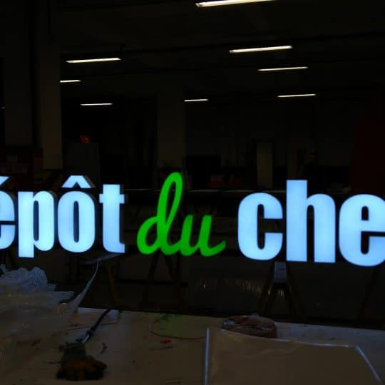 Panneau de lettre de boîte Odepot